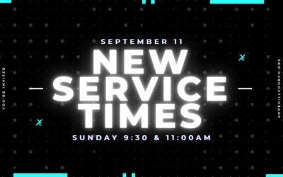 We’re Going To Two Services!